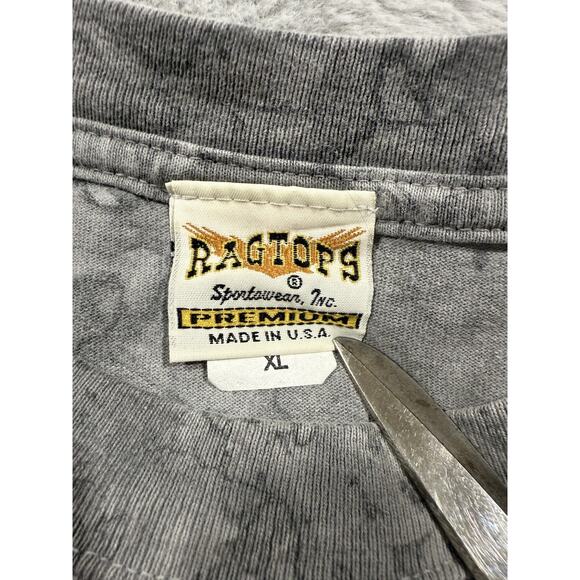 Vintage RagTops Shirt Mens Extra Large Civil War Union Army USA Flag 90s Tee - Picture 4 of 12